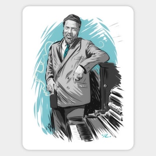 Thelonious Monk - An illustration by Paul Cemmick Sticker
